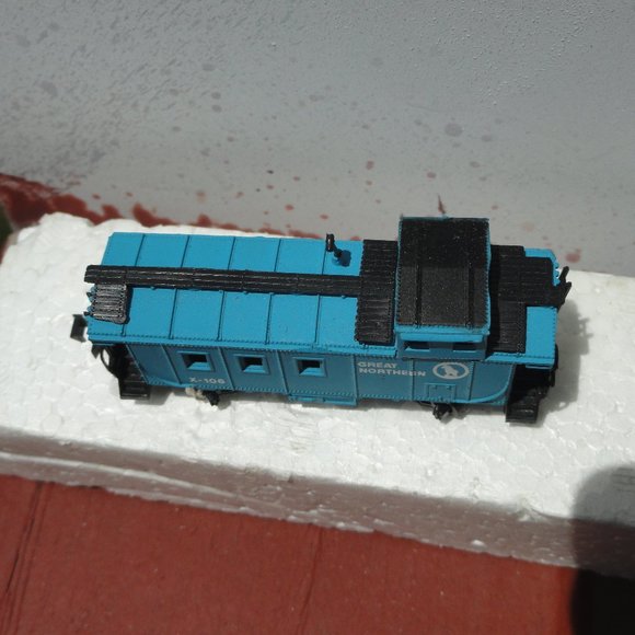 Vtg Bachman N SCALE Great Northern Cabose Train~EUC~Train fan~Man cave~ - Picture 4 of 4